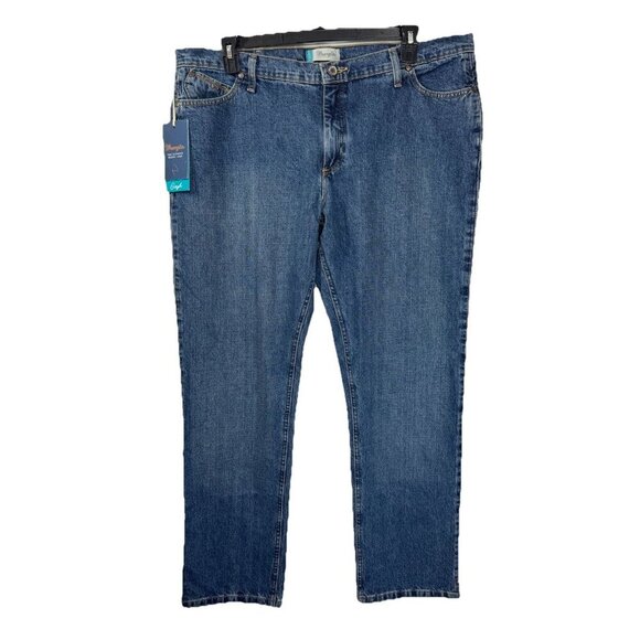 Wrangler Cash Ultimate Riding Jeans Womens 19/20x34 Mid Rise Cowgirl No Gap NEW - Picture 1 of 10
